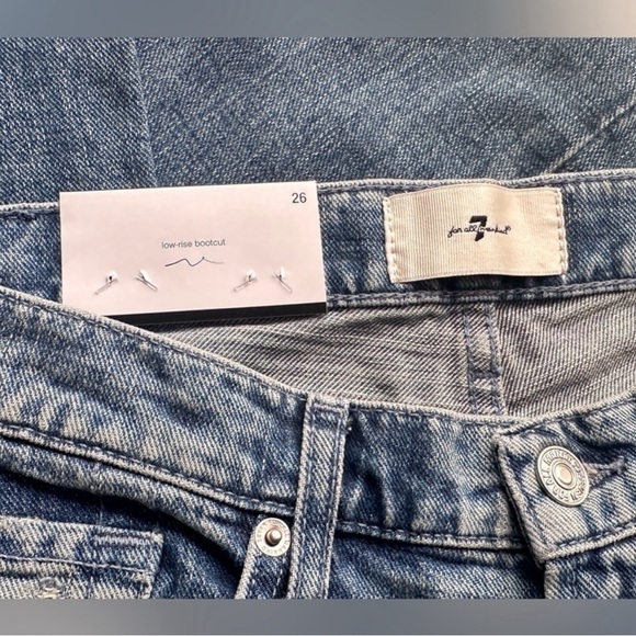 NWT 7 For All Mankind Women’s Original Bootcut In Maribel - Floral - Picture 9 of 9